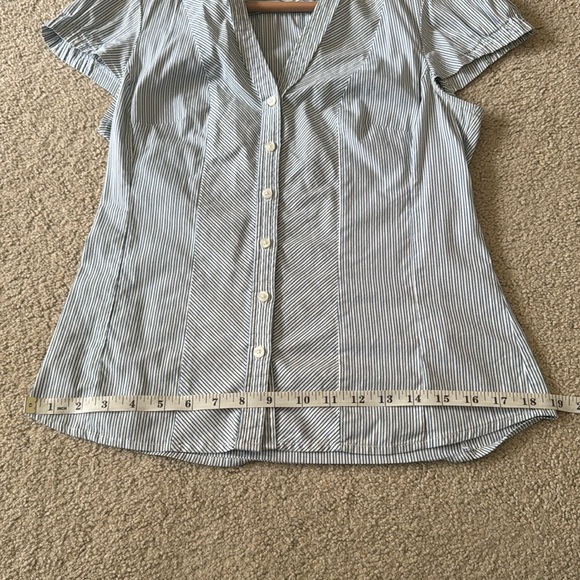 Express design studio striped button top - Picture 7 of 7